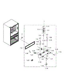 Flexzone Door parts for Samsung Refrigerator RF31FMEDBBC/AA-04 from AppliancePartsPros.com