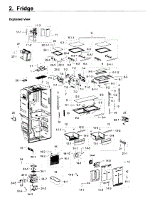 Refrigerator parts for Samsung Refrigerator RF23J9011SG/AA-05 from AppliancePartsPros.com