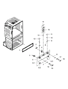 Flexzone Door parts for Samsung Refrigerator RF4287HABP/XAA-03 from AppliancePartsPros.com