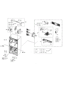 Cabinet 2 parts for Samsung Refrigerator RF22N9781SG/AA-00 from AppliancePartsPros.com