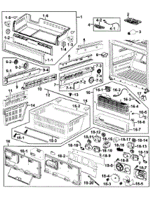 Freezer parts for Samsung Refrigerator RF267AZPN/XAA-00 from AppliancePartsPros.com