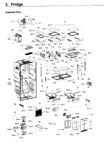 Refrigerator parts for Samsung Refrigerator RF23J9011SG/AA-06 from AppliancePartsPros.com