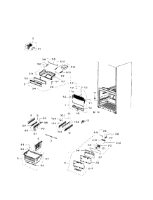 Freezer parts for Samsung Refrigerator RFG293HARS/XAA-02 from AppliancePartsPros.com