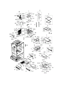 Fridge parts for Samsung Refrigerator RF323TEDBWW/AA-03 from AppliancePartsPros.com