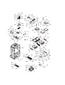 Refrigerator parts for Samsung Refrigerator RF4287HABP/XAA-04 from AppliancePartsPros.com
