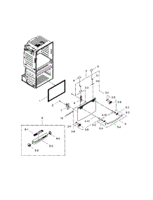 Freezer Door parts for Samsung Refrigerator RF4289HARS/XAA-02 from AppliancePartsPros.com