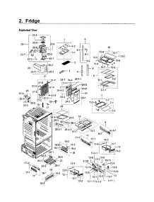 Fridge parts for Samsung Refrigerator RF23HCEDBWW/AA-13 from AppliancePartsPros.com