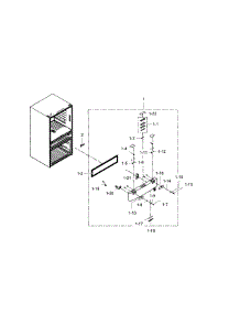Flexzone Door parts for Samsung Refrigerator RF23HSESBSR/AA-01 from AppliancePartsPros.com