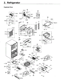 Fridge parts for Samsung Refrigerator RF23M8070SG/AA-00 from AppliancePartsPros.com