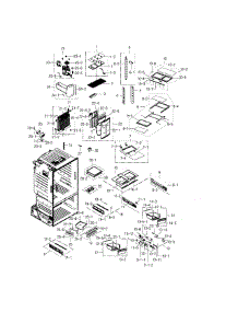 Fridge parts for Samsung Refrigerator RF23HTEDBSR/AA-02 from AppliancePartsPros.com