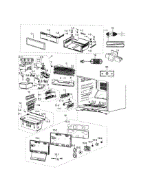 Freezer parts for Samsung Refrigerator RF20HFENBSR/AA-00 from AppliancePartsPros.com