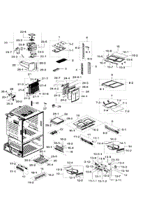 Fridge parts for Samsung Refrigerator RF23HTEDBSR/AA-06 from AppliancePartsPros.com