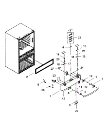 Flexzone Door parts for Samsung Refrigerator RF31FMESBSR/AA-00 from AppliancePartsPros.com
