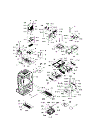 Refrigerator parts for Samsung Refrigerator RF4287HABP/XAA-01 from AppliancePartsPros.com