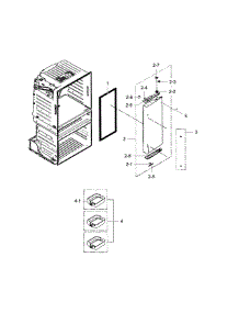 Refrigerator Door R parts for Samsung Refrigerator RF4287HABP/XAA-01 from AppliancePartsPros.com