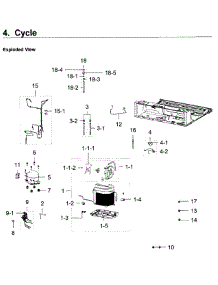 Cycle parts for Samsung Refrigerator RF22K9581SG/AA-01 from AppliancePartsPros.com