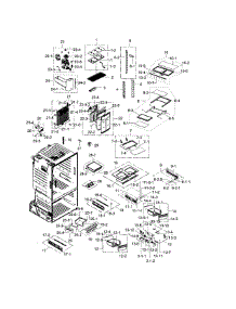 Fridge parts for Samsung Refrigerator RF23HCEDBWW/AA-01 from AppliancePartsPros.com