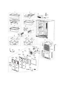 Fridge parts for Samsung Refrigerator RF20HFENBSP/AA-00 from AppliancePartsPros.com