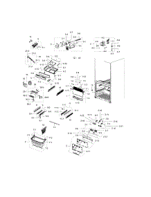 Freezer parts for Samsung Refrigerator RFG238AAPN/XAA-00 from AppliancePartsPros.com