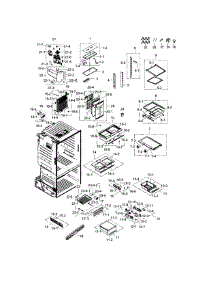 Fridge parts for Samsung Refrigerator RF263TEAEWW/AA-00 from AppliancePartsPros.com
