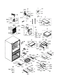 Refrigerator parts for Samsung Refrigerator RF31FMEDBSR/AA-01 from AppliancePartsPros.com