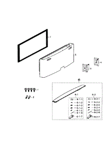 Door Freezer parts for Samsung Refrigerator RF260BEAESR/AA-01 from AppliancePartsPros.com