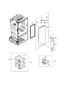 Fridge Door R parts for Samsung Refrigerator RF23HCEDBWW/AA-02 from AppliancePartsPros.com