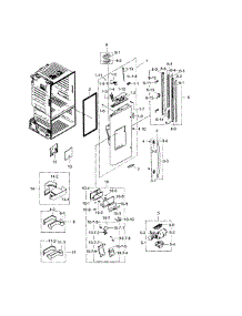 Refrigerator Door L parts for Samsung Refrigerator RF30HDEDTSR/AA-01 from AppliancePartsPros.com