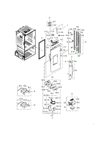 Fridge Door L parts for Samsung Refrigerator RF323TEDBBC/AA-02 from AppliancePartsPros.com