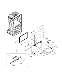 Freezer Door parts for Samsung Refrigerator RF4287HARS/XAA-02 from AppliancePartsPros.com