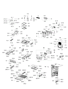 Fridge parts for Samsung Refrigerator RFG299AARS/XAA-00 from AppliancePartsPros.com