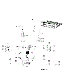 Cycle parts for Samsung Refrigerator RF23J9011SR/AA-06 from AppliancePartsPros.com