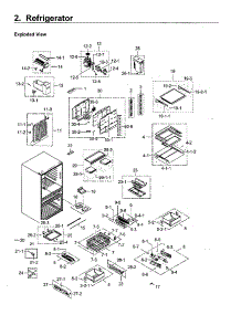 Fridge parts for Samsung Refrigerator RF23M8070SR/AA-00 from AppliancePartsPros.com