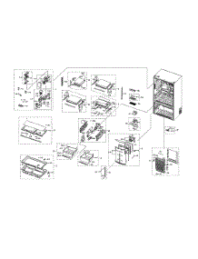Fridge parts for Samsung Refrigerator RF22NPEDBSG/AA-00 from AppliancePartsPros.com