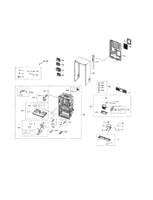 Cabinet 2 parts for Samsung Refrigerator RF22NPEDBSG/AA-00 from AppliancePartsPros.com