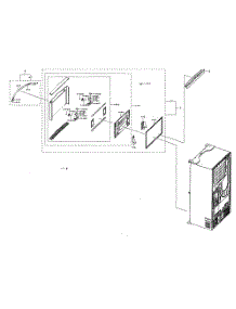 Freezer Door parts for Samsung Refrigerator RF22NPEDBSG/AA-00 from AppliancePartsPros.com