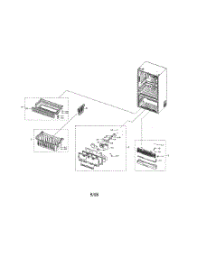 Freezer parts for Samsung Refrigerator RF22NPEDBSG/AA-00 from AppliancePartsPros.com