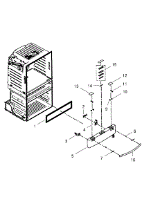 Flexzone Door parts for Samsung Refrigerator RF4267HARS/XAA-01 from AppliancePartsPros.com