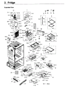 Fridge parts for Samsung Refrigerator RF263BEAESR/AA-03 from AppliancePartsPros.com