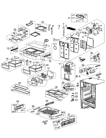Freezer parts for Samsung Refrigerator RF267AZWP/XAA-00 from AppliancePartsPros.com