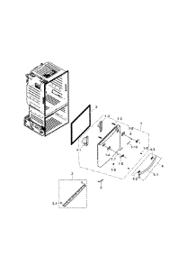 Freezer Door parts for Samsung Refrigerator RF23HCEDTSR/AA-00 from AppliancePartsPros.com