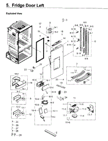 Door Ref Inner parts for Samsung Refrigerator RF263BEAESR/AA-04 from AppliancePartsPros.com