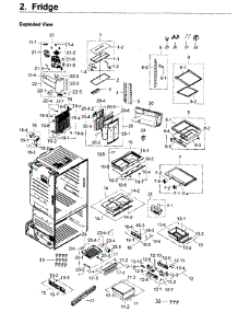 Fridge parts for Samsung Refrigerator RF263BEAESR/AA-04 from AppliancePartsPros.com