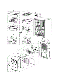Refrigerator parts for Samsung Refrigerator RB215ACPN/XAA-01 from AppliancePartsPros.com