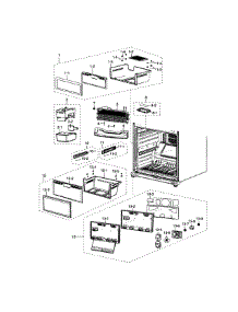 Freezer parts for Samsung Refrigerator RB215ACPN/XAA-01 from AppliancePartsPros.com