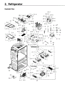 Refrigerator parts for Samsung Refrigerator RF4267HARS/XAA-03 from AppliancePartsPros.com
