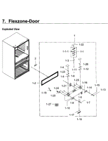 Flexzone parts for Samsung Refrigerator RF22KREDBSR/AA-01 from AppliancePartsPros.com