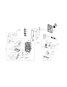 Cabinet 2 parts for Samsung Refrigerator RF22NPEDBSR/AA-01 from AppliancePartsPros.com