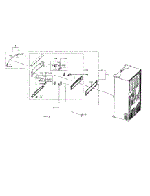 Mid Door parts for Samsung Refrigerator RF22NPEDBSR/AA-01 from AppliancePartsPros.com