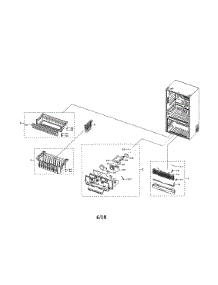 Freezer parts for Samsung Refrigerator RF22NPEDBSR/AA-01 from AppliancePartsPros.com